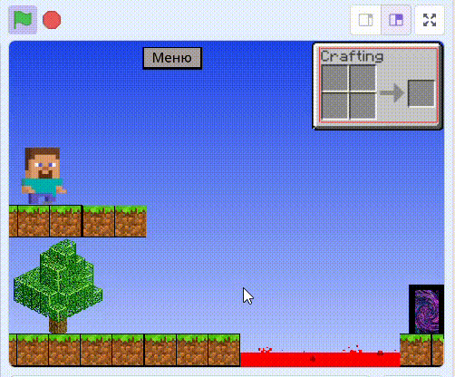Игра в стиле Minecraft